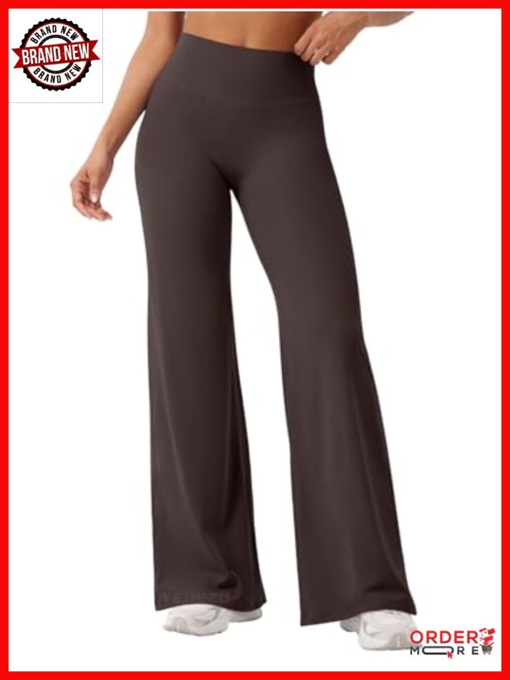 Straight Leg High Waisted Workout Leggings Gym Yoga Pants